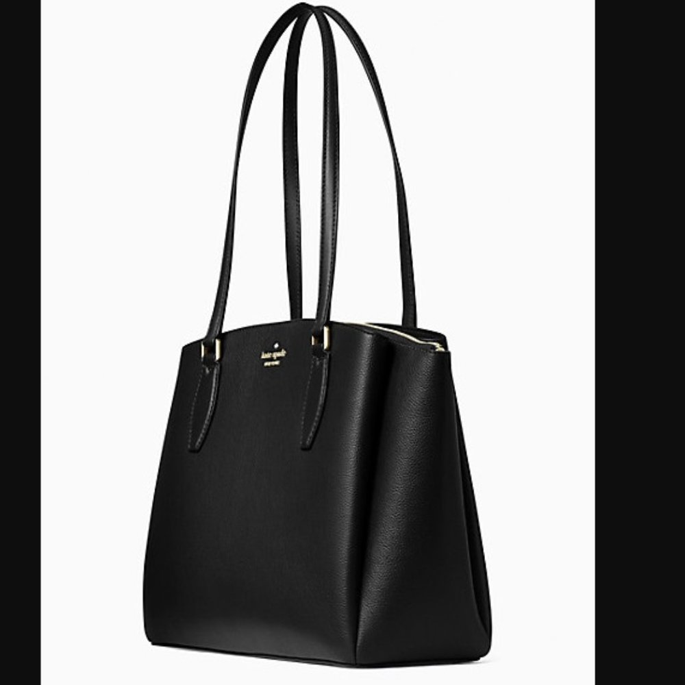 Kate Spade Monet Large Compartment Tote Black NWT - Picture 3 of 16